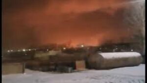 ۴ کشته و زخمی بر اثر آتش سوزی در پالایشگاه روسیه